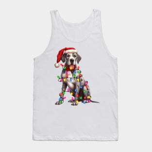 Christmas Great Dane Tank Top